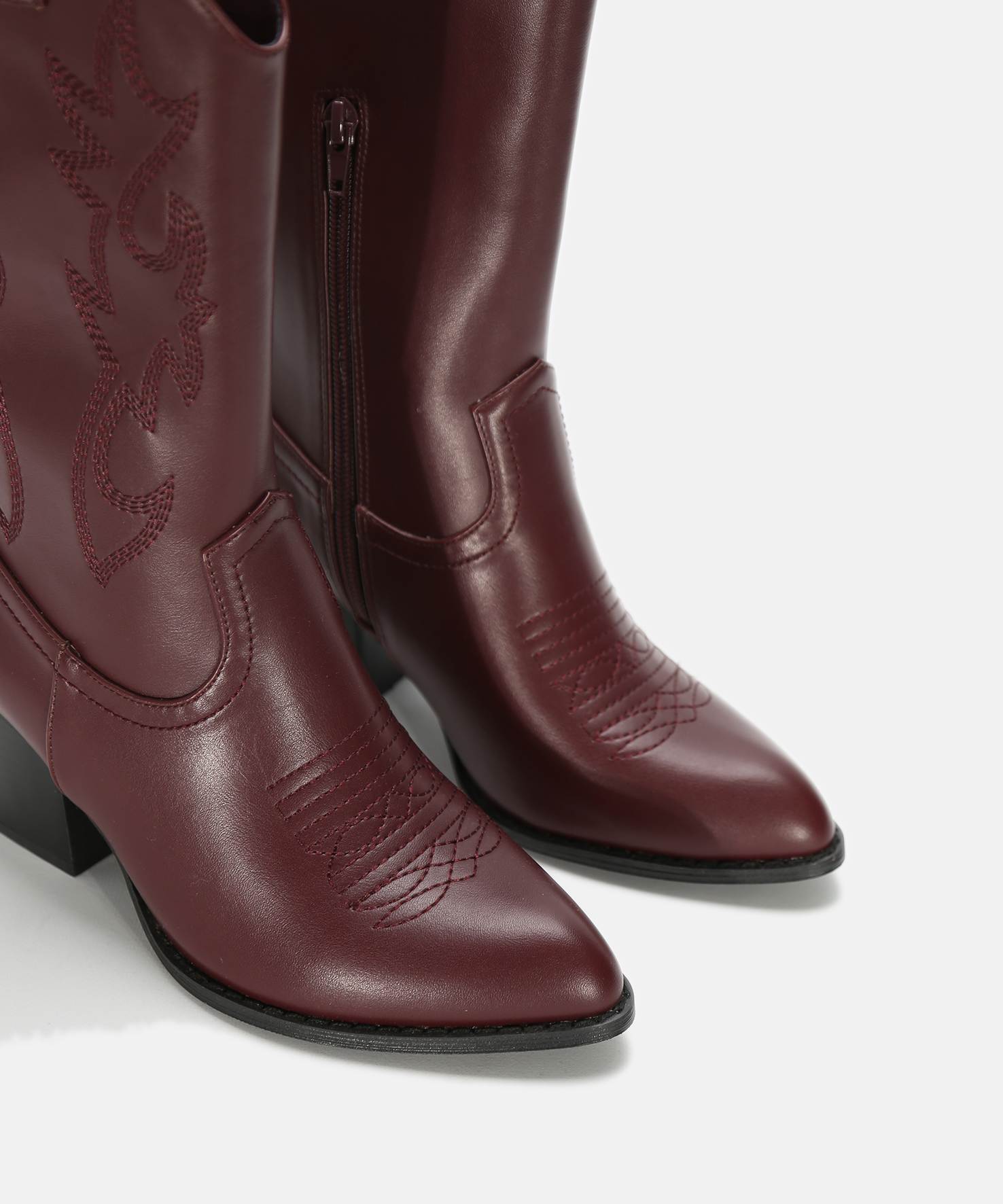 Botas cowboy media ca&ntilde;a tac&oacute;n image number null